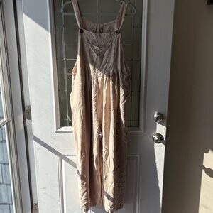 Beige Women's Jumpsuit
